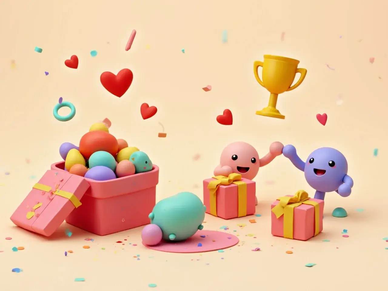 Gift boxes, extra lives and a trophy